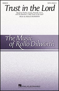 cover Trust in the Lord SATB choral sheet music cover